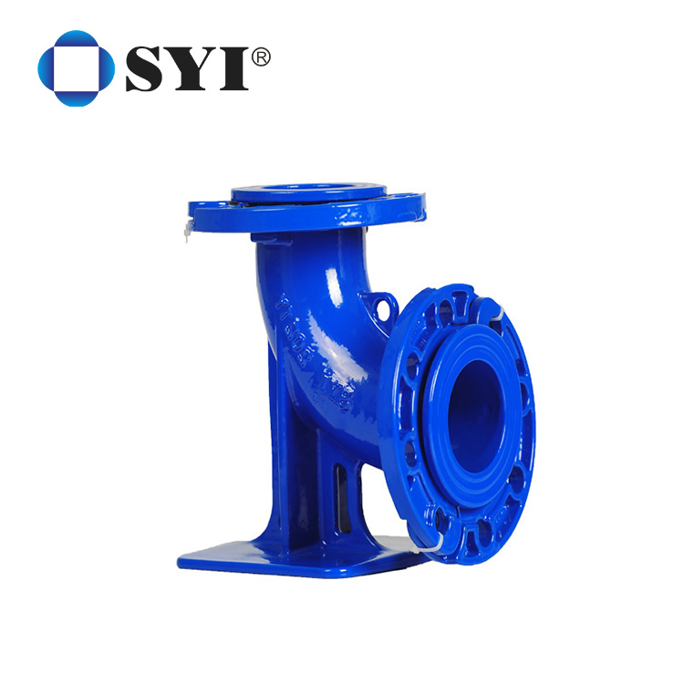 Ductile Iron Loosing Epoxy Powder Coating Flanged Pipe Fittings