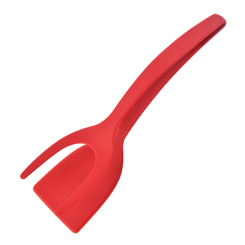 Cooking Nylon Tong 2-in-1 Multi-Function Steak Spatula Food Clip