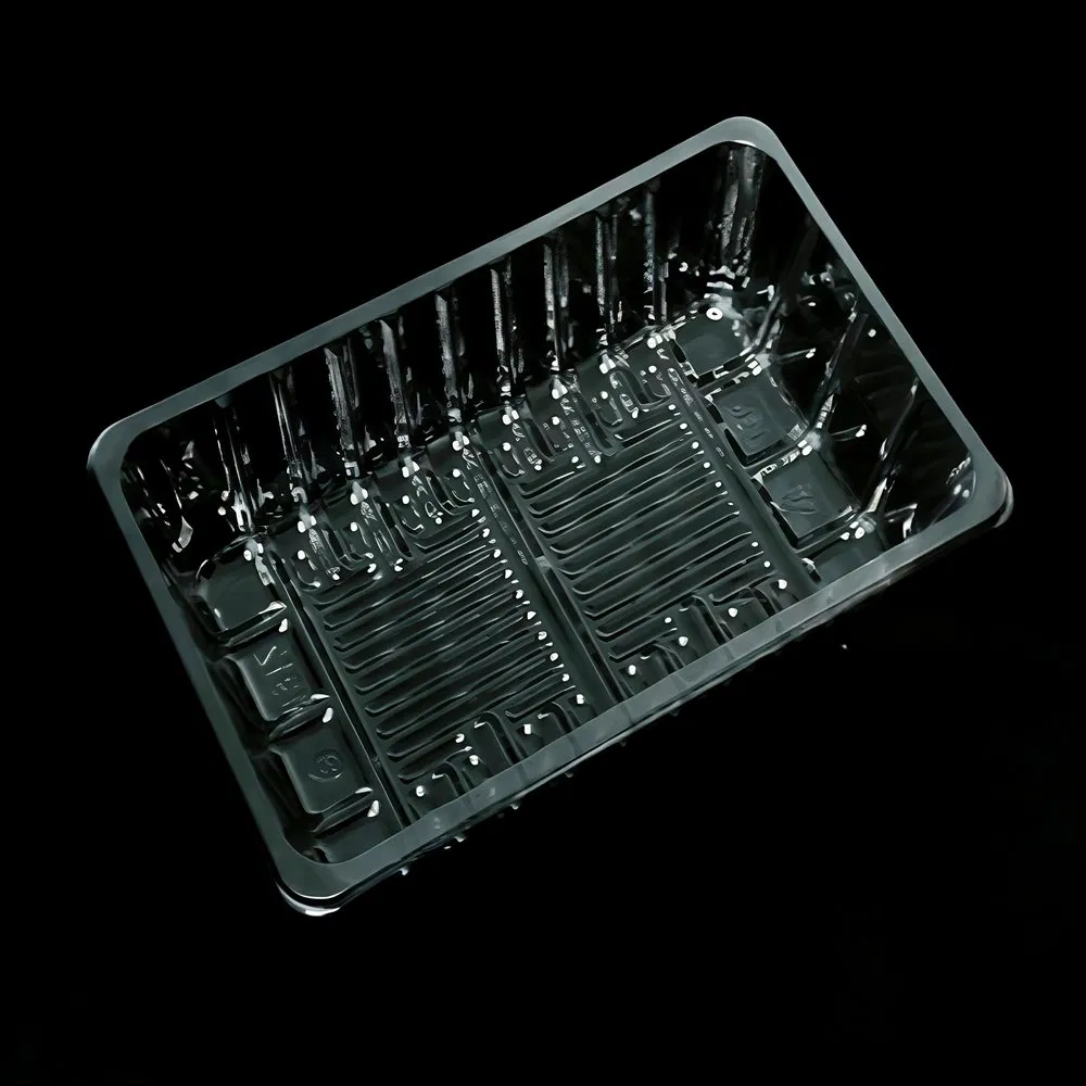 Disposable Clear Plastic Tray for Supermarket Fruit and Vegetable Fresh Food Packaging