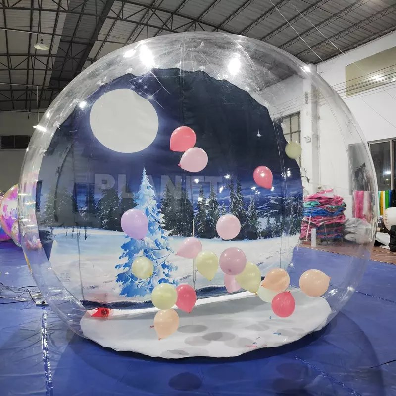 Popular Hot Selling Inflatable Snow Globe Christmas for Rental