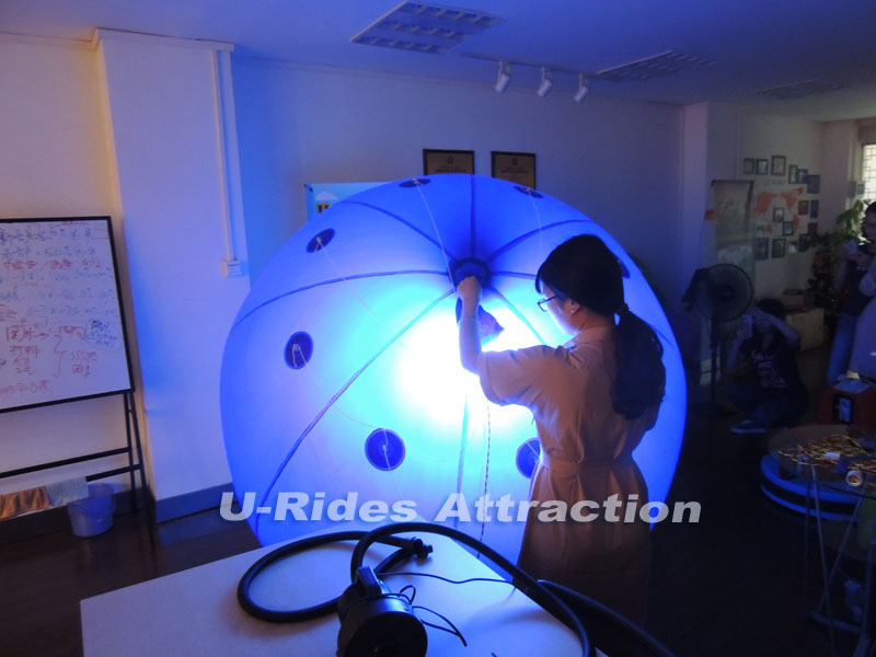Customized 1m to 3.0m PVC Helium Round Inflatable Balloons for Celebration Events Party Decorations