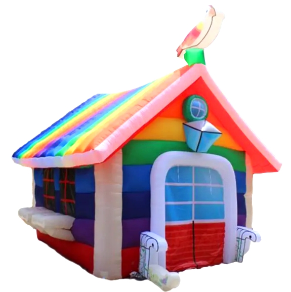 Giant Inflatable Candy Cane Archway for Holiday Outdoor Decor