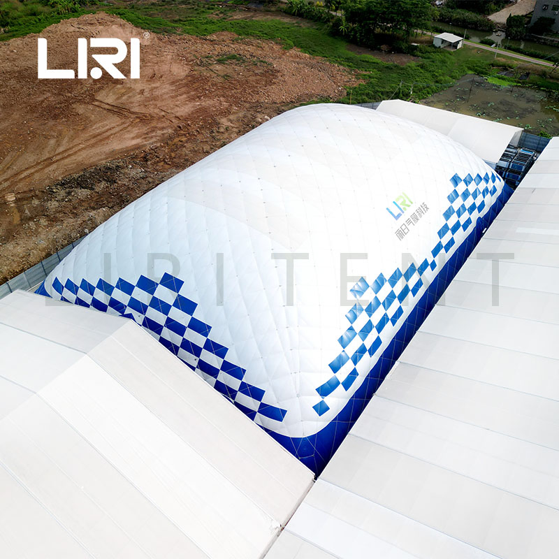 Huge Outdoor Inflatable Air Dome Industrial Gas Film Tent for Workshop