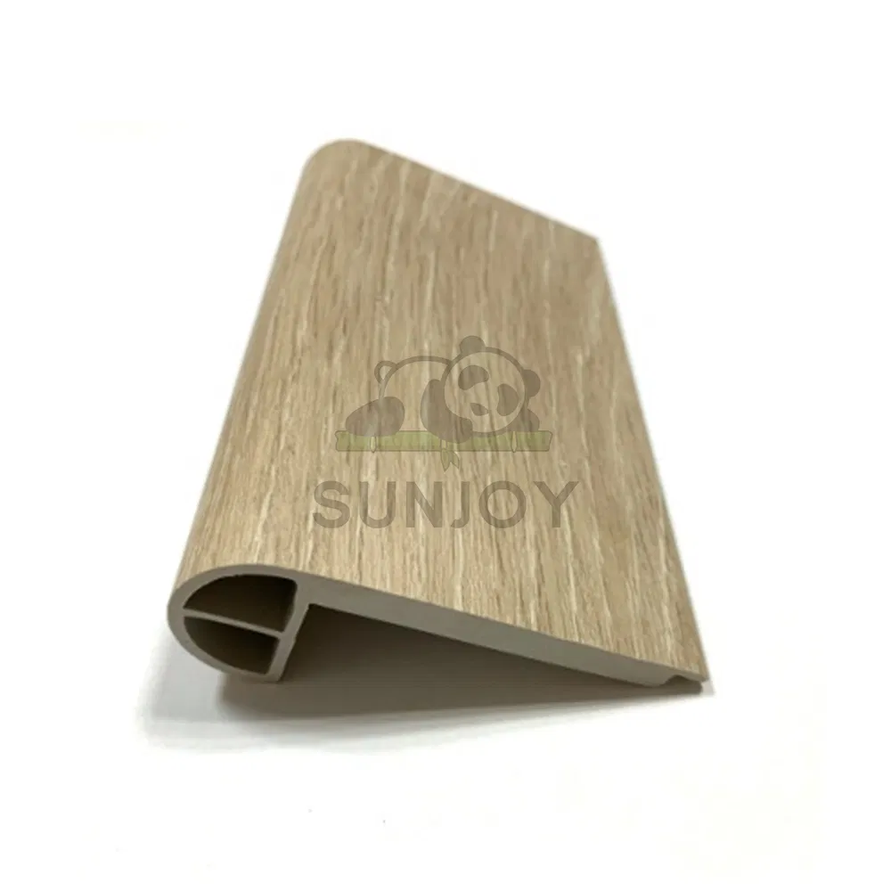 China Spc/WPC/PVC/Floor Tile Trim Stair Board Stair Nosing Nose Tread