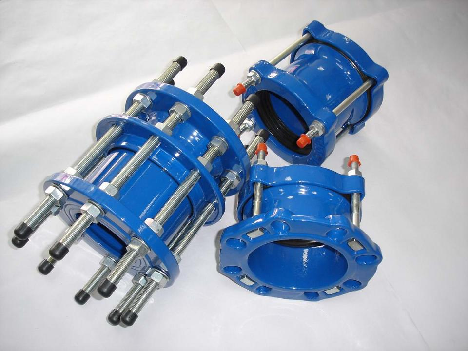 Ductile Cast Iron Self-Restrained Flange Adaptor for HDPE PE PVC Pipe