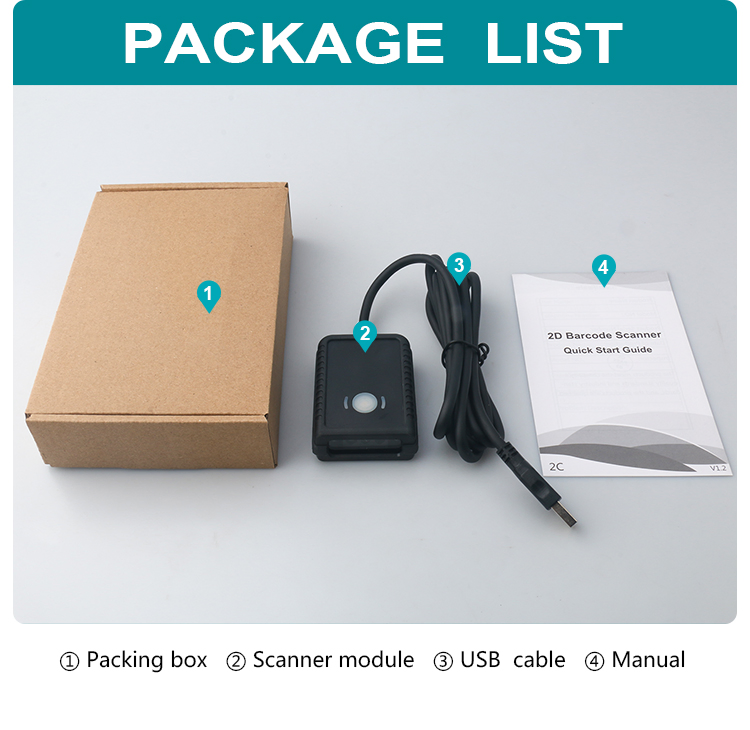High Performance Pdf417 1d 2D CCD Barcode Scanner Barcode Scanning Qr Code Reader