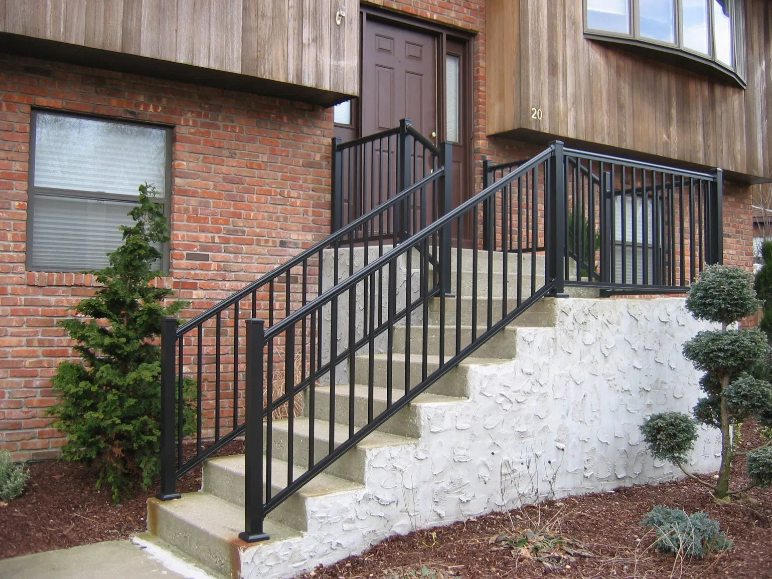 Factory Maunfacture Alumium Handrail Fencing/Alumium Stair Railing / Aluminum Handrail Balustrade, Security Handrail Fencing