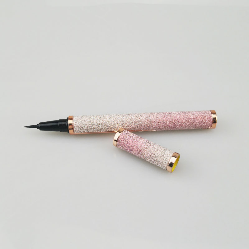 OEM Gradient Pink Non Smudging Waterproof Long Lasting Dry Cool Black Eyeliner Makeup