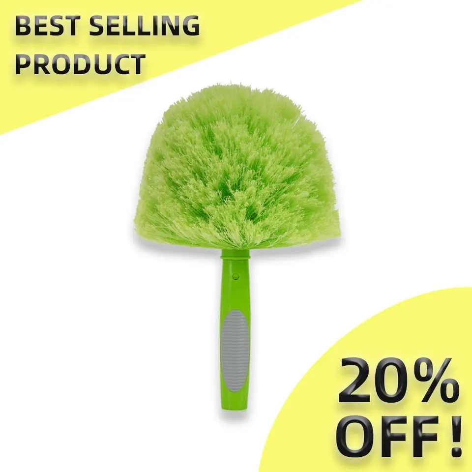 Ceiling Fan Duster Corner Brush Head Cleaning Round Brushes