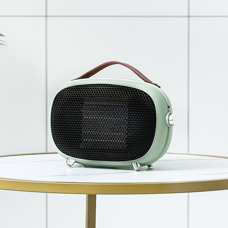 Space Fan Heater Small PTC Ceramic Heater with Tip-Over and Overheat Protection
