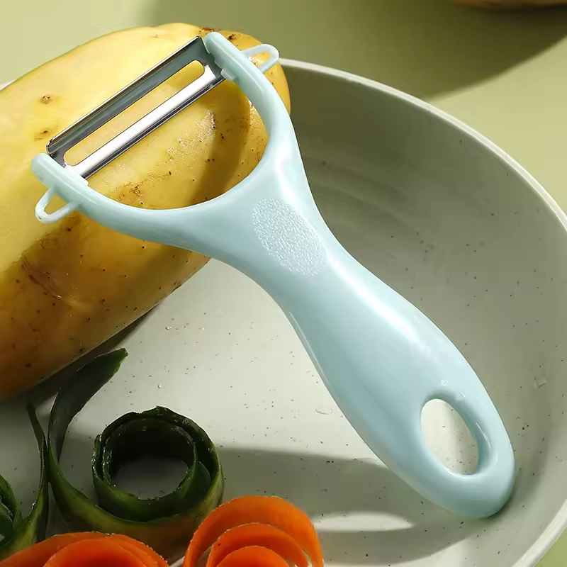 2024 Paring Knife Stainless Steel Planing Knife Melon Fruit Vegetable Potato Apple Peeler Fruit Knife