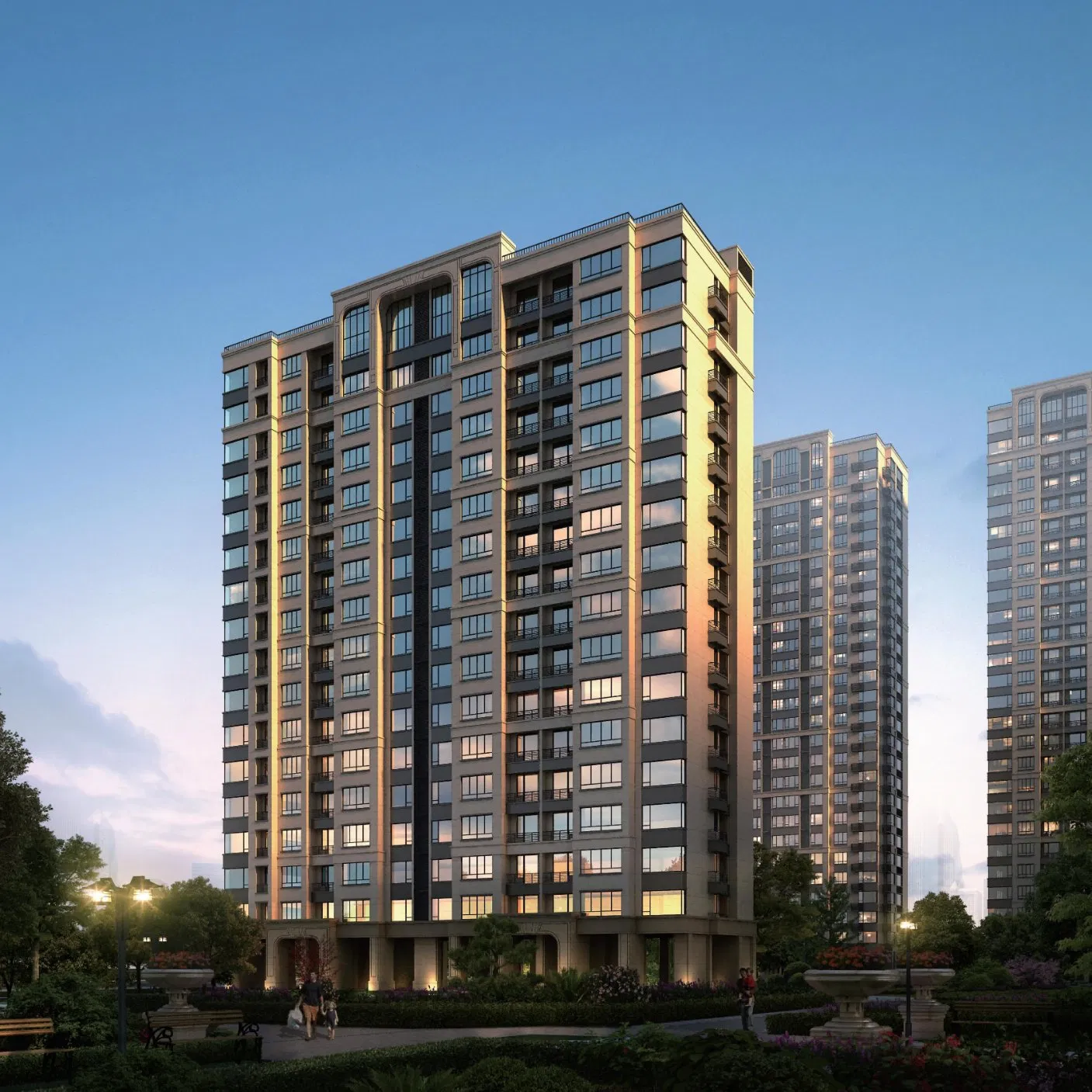 China Supplier Hot Rolled Iron Steel Construction High Rise Structure Building