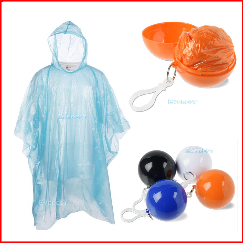 Disposable Emergency Rain Poncho, Disposable Rain Poncho
