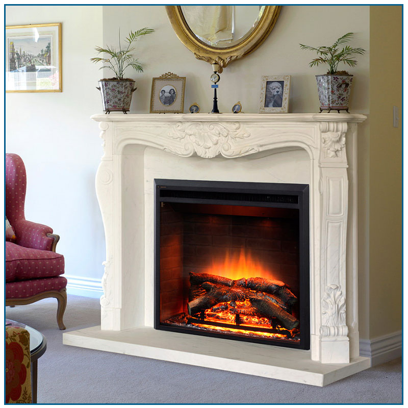 Stone Fireplace Mantel Marble Fireplace