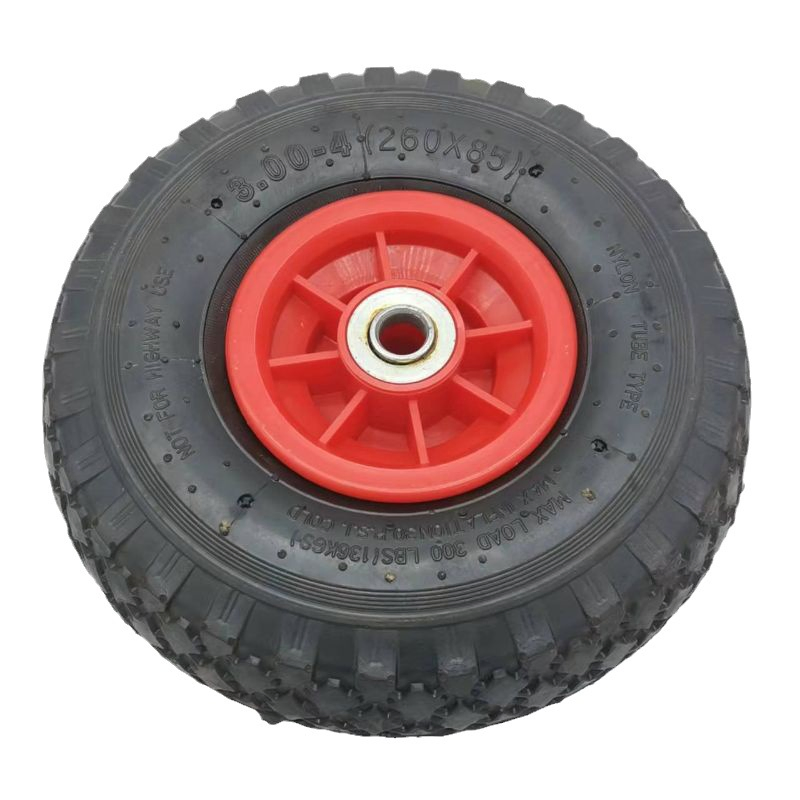 260X85 3.00-4 Air Filled Pneumatic Wheel Tyres Diamond Thread for Hand Trolley