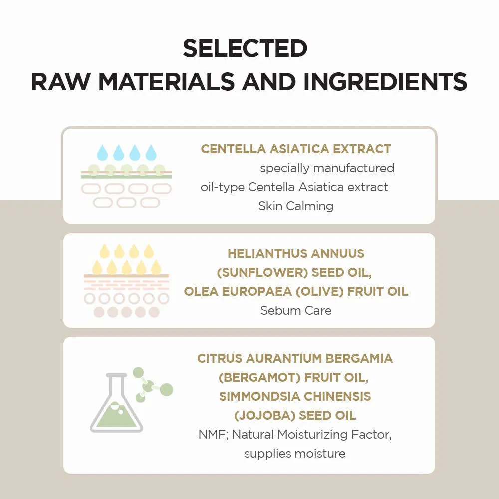 Natural Light Formula Centella Makeup Remover Deep Cleansing Oil