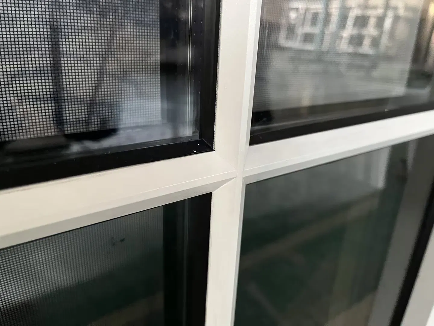 Penjoy Chinese Factory Triple Glazed Simple Design Aluminum Windows with Integrated Flange
