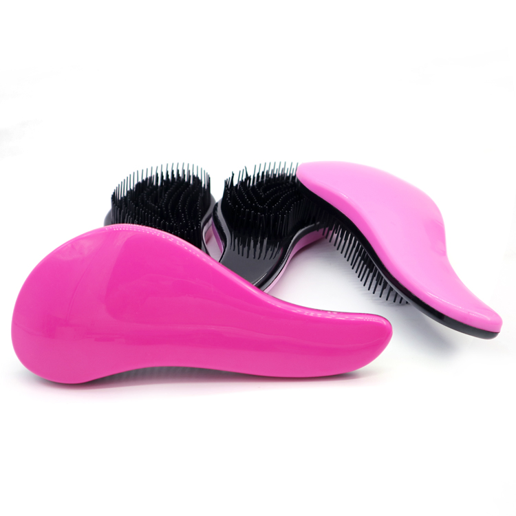 Wholesale New Design Professional Princess Hair Comb Plastic Detangle Hair Brush