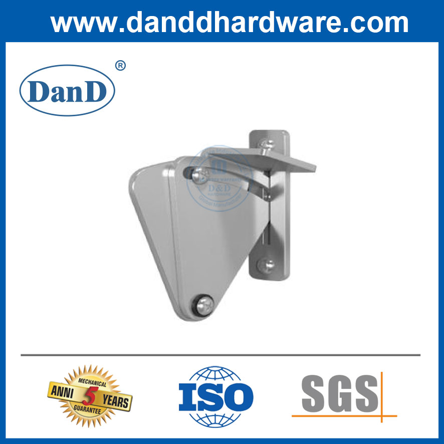 Black Color System Barn Door Hardware Double Door Lock Guard