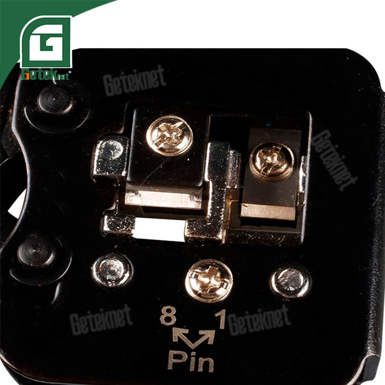 Geteknet Cat 5 Cat 6 Cat 7 Cat 8 Network Ethernet LAN Kit Crimping Tool