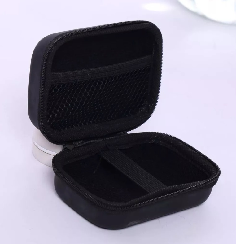 Чехол EVA для наушников и Power Bank, черный