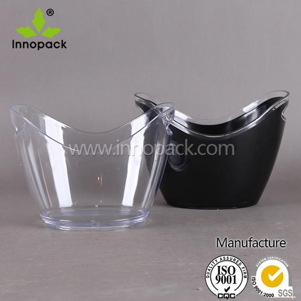 PS/ Acrylic Cooler Ice Bucket for Beer and Wine Wholeasle