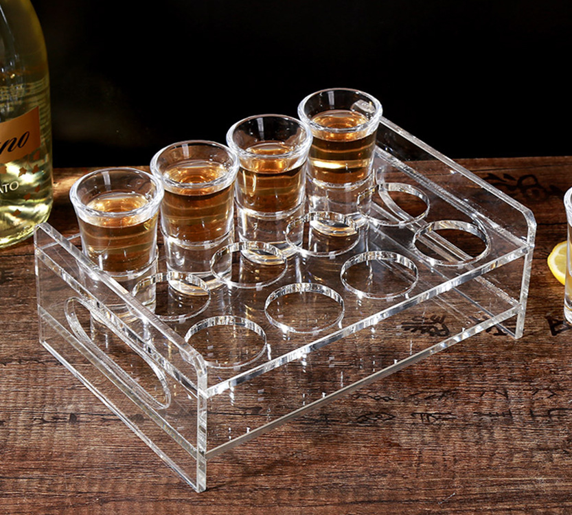 Bar Cup Holder Acrylic Rainbow Bullet Cup Holder Creative One Cup Cocktail Cup Holder