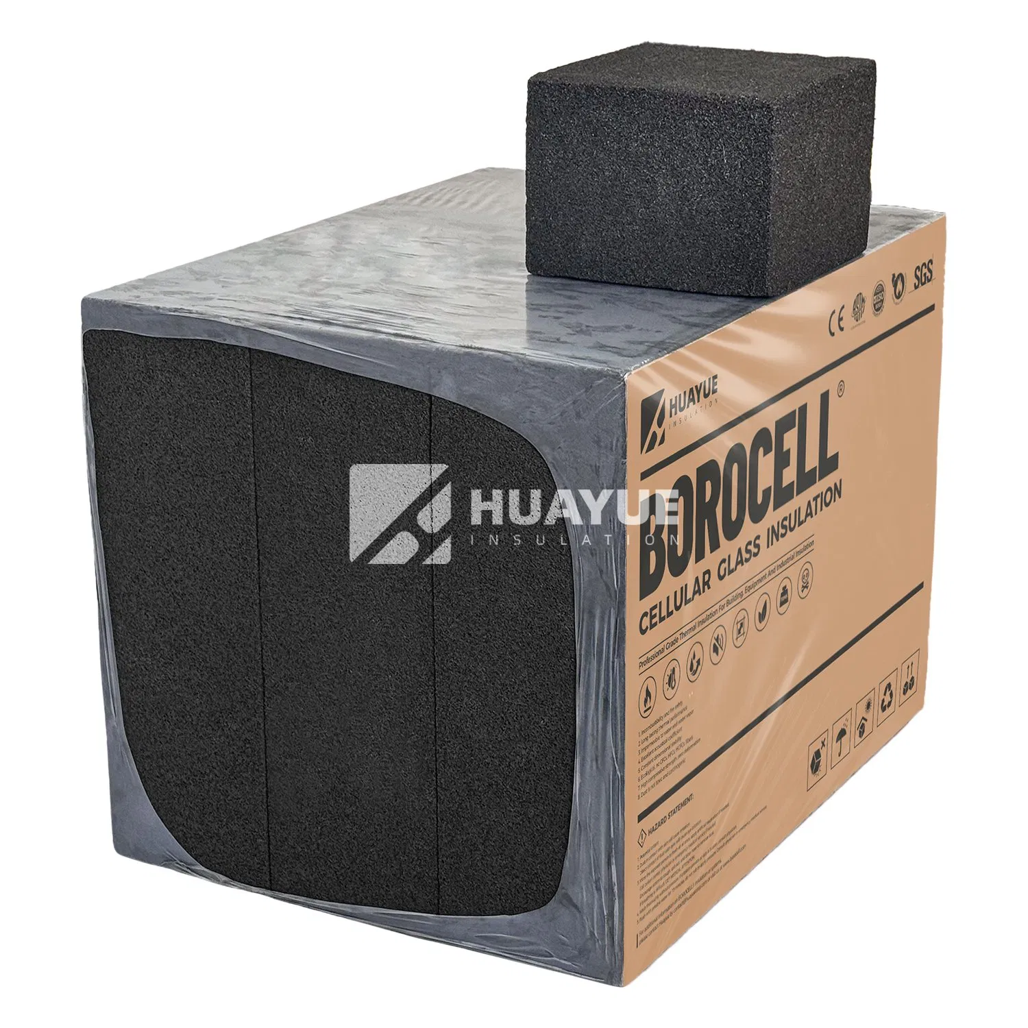 Top Seller Excellent Internal Structure Foam Glass Board Acoustic Insulation Materials