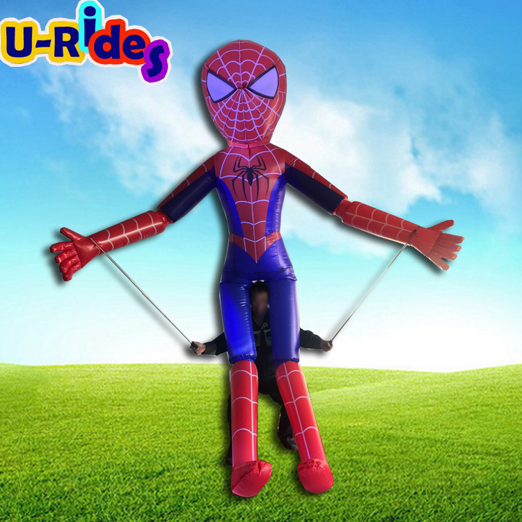 Specially design Spider man inflatable toy / walking inflatable cartoons for advertising