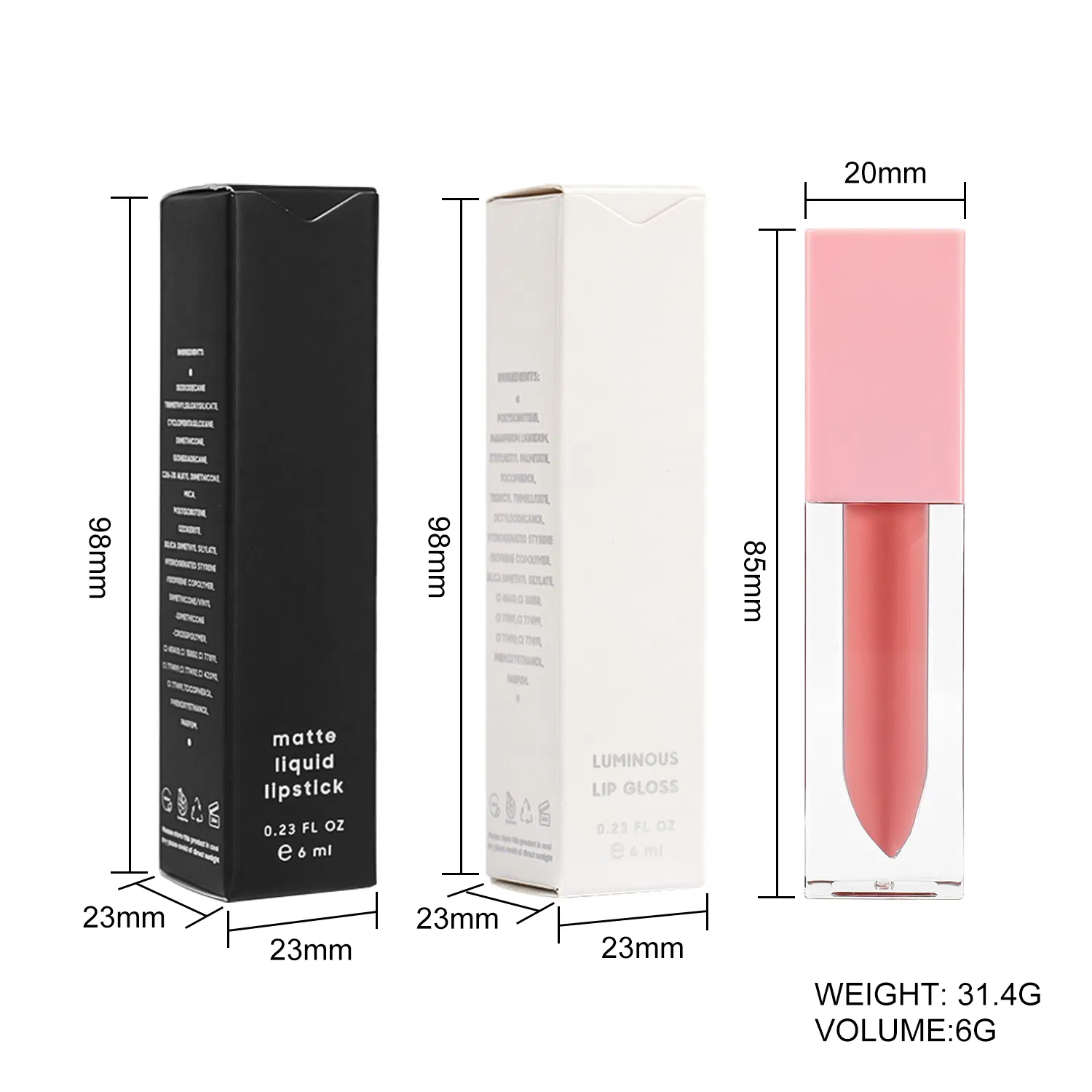 Free Sample Offer Lip Makeup Matte Private Label Cosmetics with GMPC
