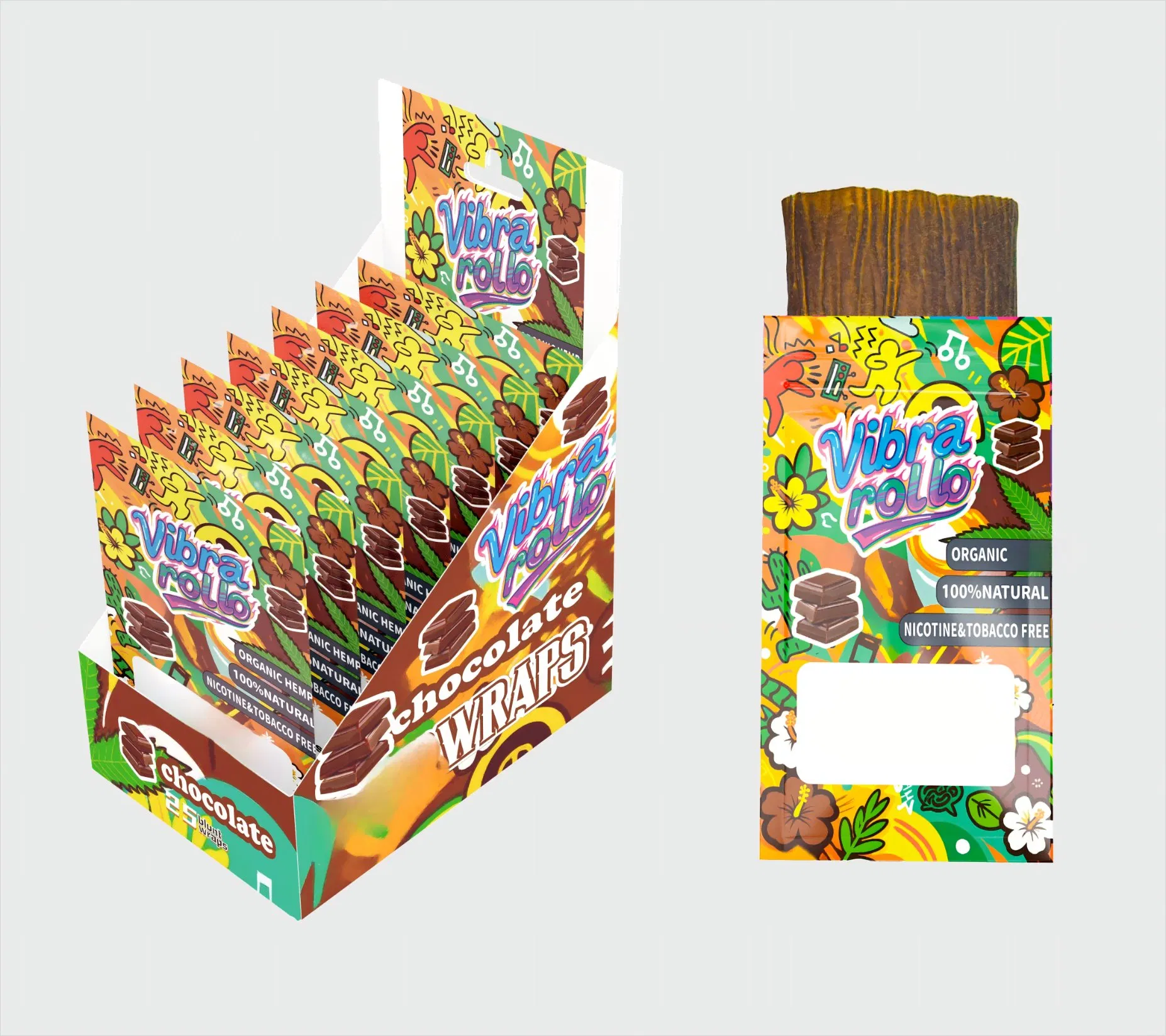 Natural Plant Smoking Paper Easy - Roll Blunt Wrap Paper