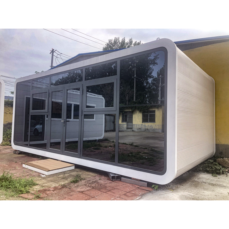 Beach Hotel Homestay Prefabricated Space Modular Apple Cabin Container House
