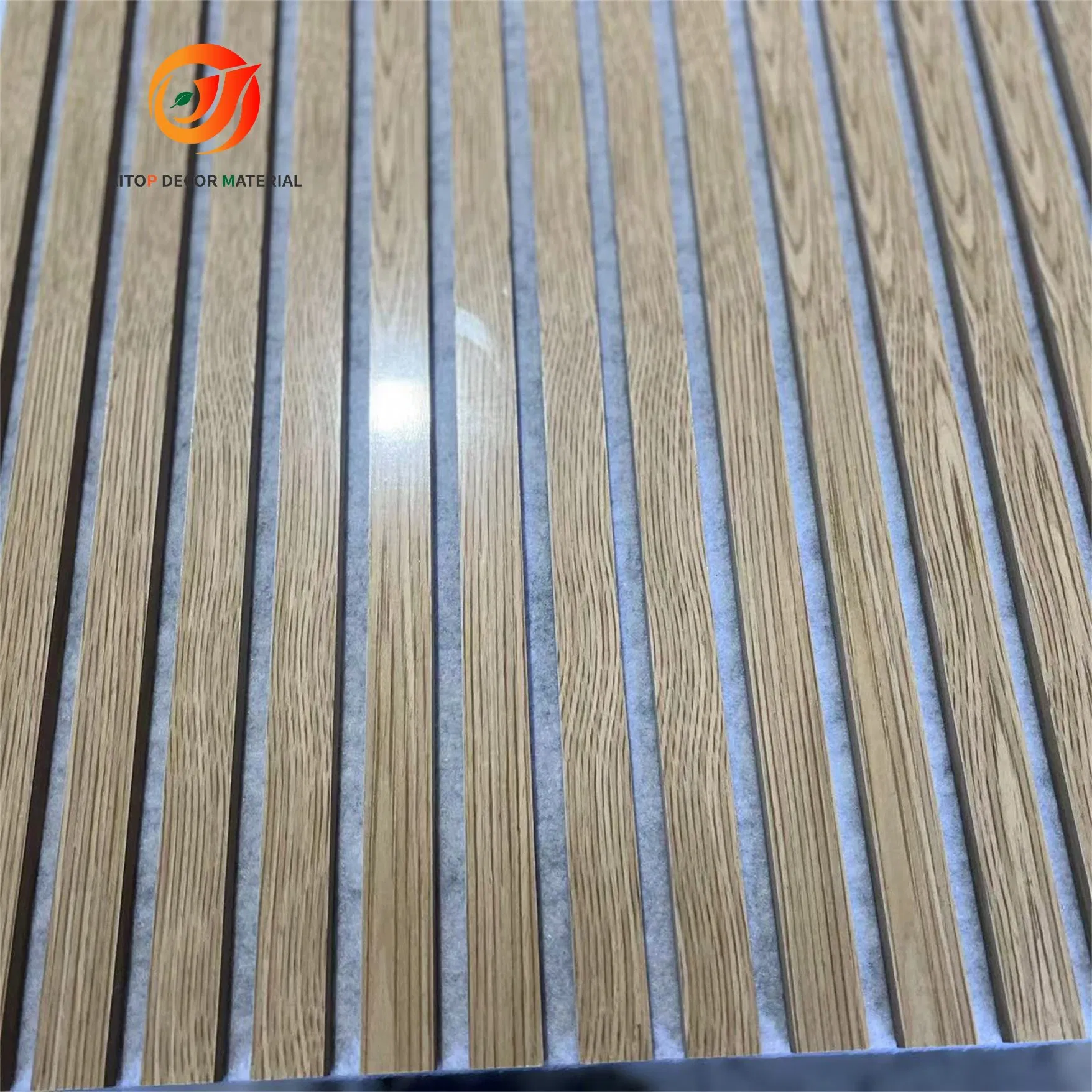 Modern Anti-Static PVC Durable Embossed Design Plastic Material Aku Panel