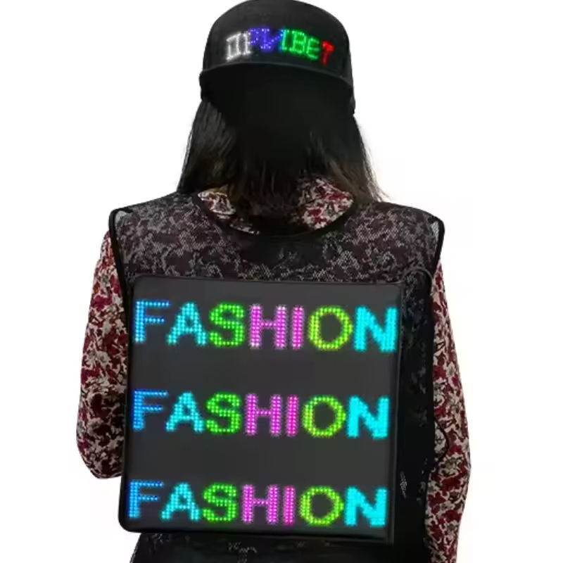 Wholesale Commercial Advertising Promotion LED Flashing Unisex LED Vest