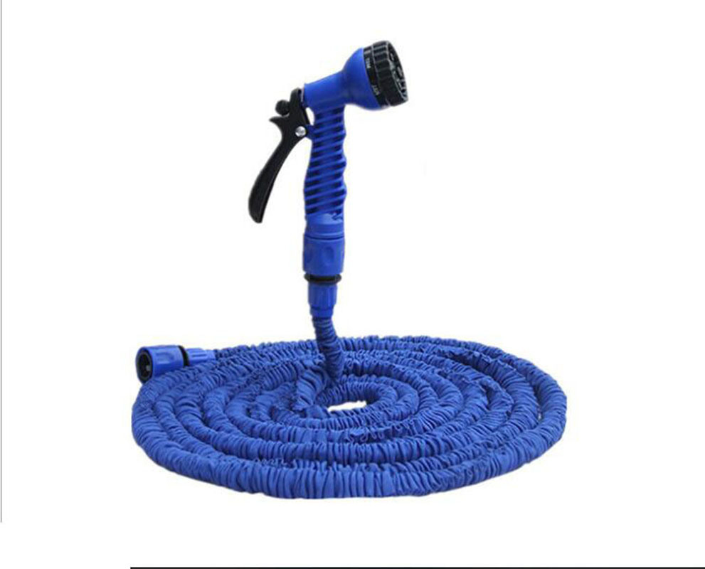 Expandable Flexible Plastic Hose with Spray Garden Magic 7-in-1 Nozzle Wbb12844