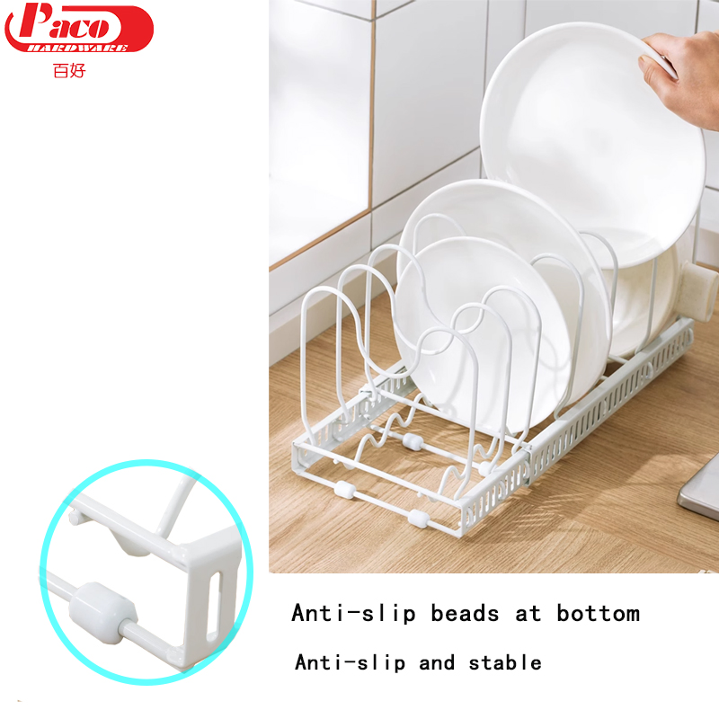 Adjustable Dividers Kitchen Wire Storage Shelf