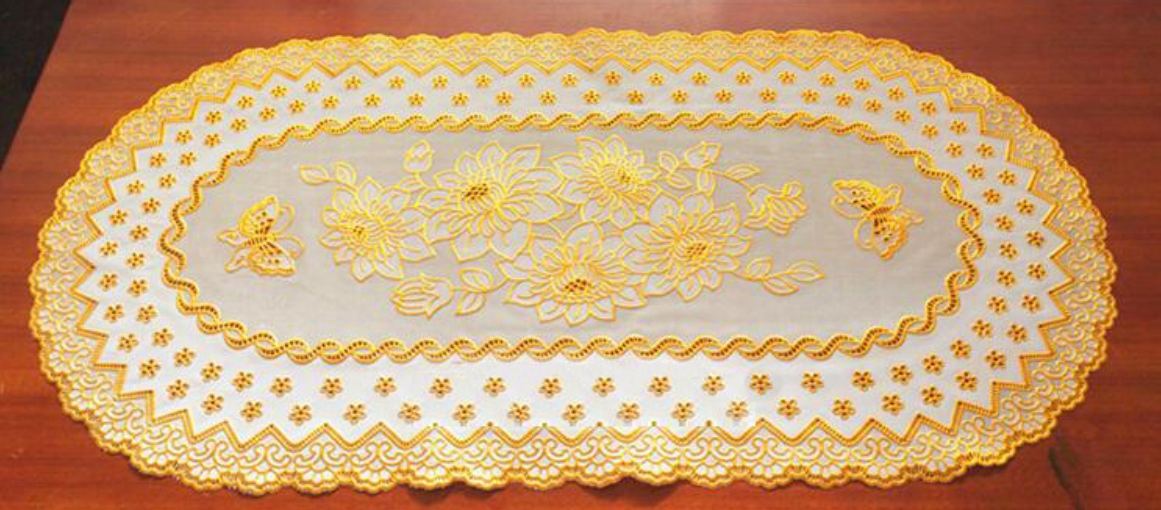 PVC Lace Table Mat (JFBD-006)