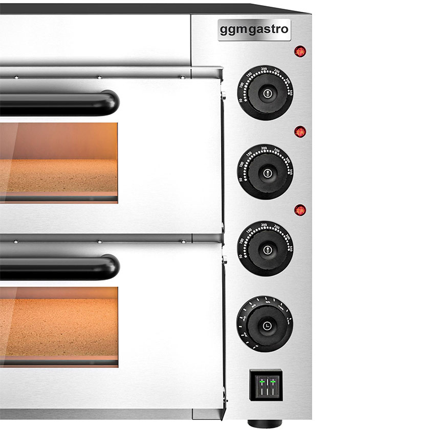 2 Deck 2 Trays Bread Maker Electric Deck Oven for Bakery