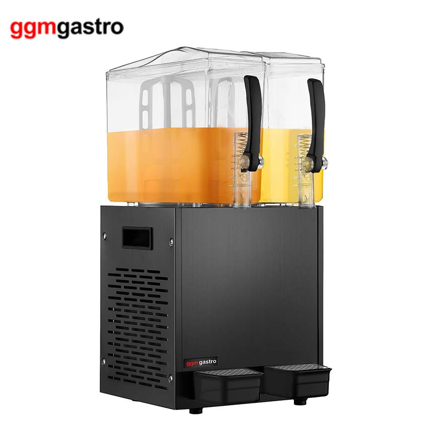 Orange Juice Maker 2 Tank Beverage Machine Cold Drink Dispenser