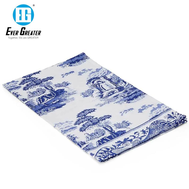 Custom Kitchen Towel Set Printed Organic Cotton Kitchen Towels High Quality Cotton Kitchen Towels