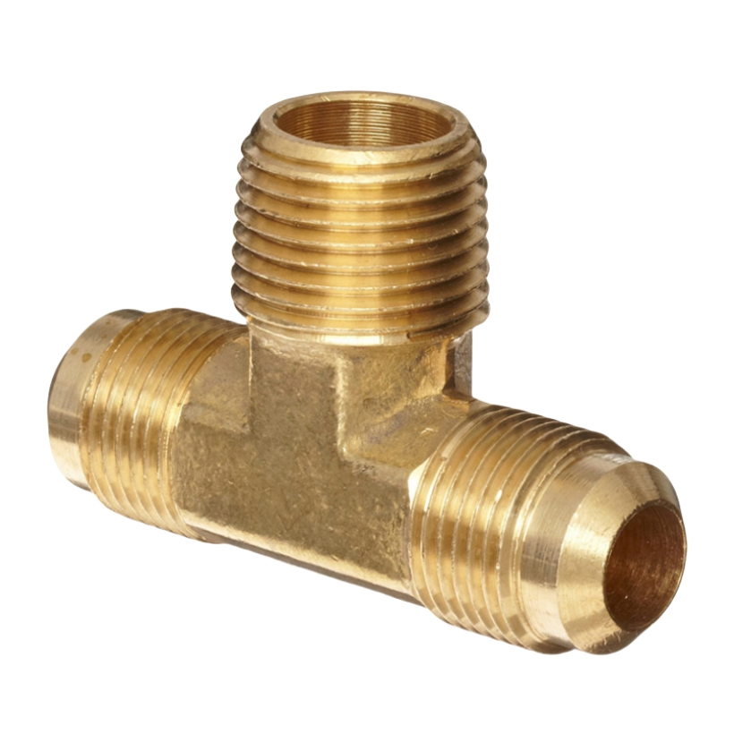 Brass Copper Union Tee Compression Tube Fitting for Secure Connections
