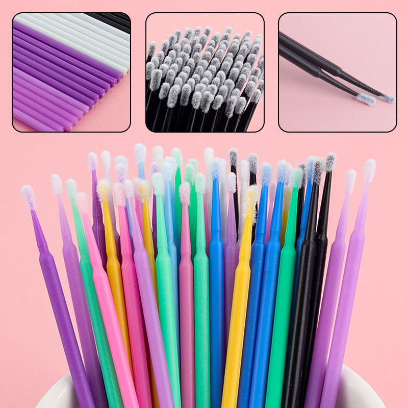 New Products Wholesale Eyelash Extensions Makeup Remover Nano Cotton Swab