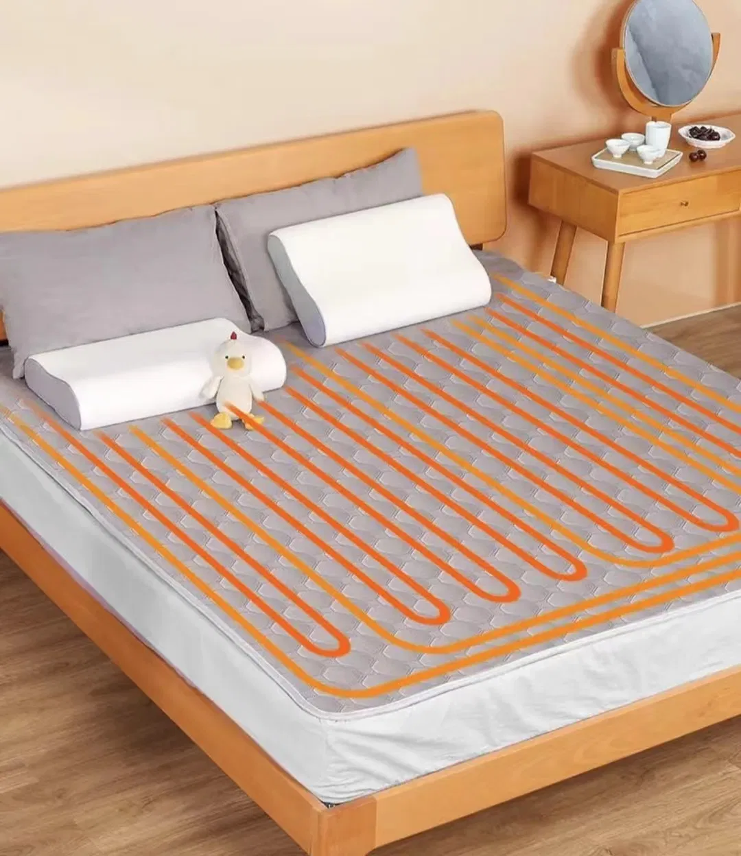 1688 Premium Infrared Electric Heating Blanket Warm Mattress for Cozy Mattress