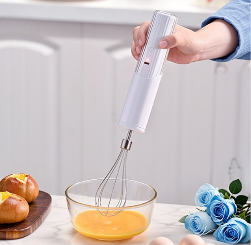 New Folding Electric Egg Beater, Home Kitchen Whisk, Egg Mixer