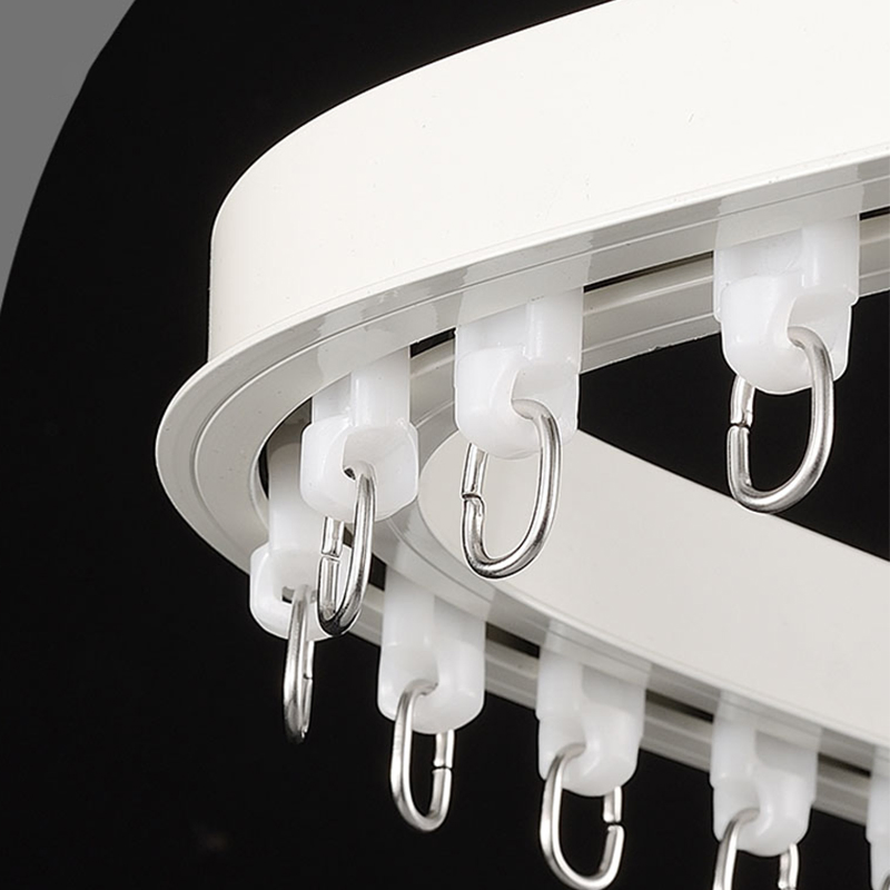 Wholesale Modern Ceiling Top Mounted Side Ripple Fold Manual Aluminum Recessed Curtain Track