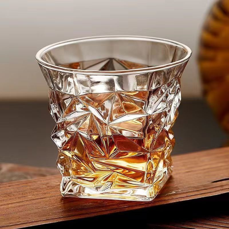 Northern European Style Creative Diamond Shape Wine Glass Cup