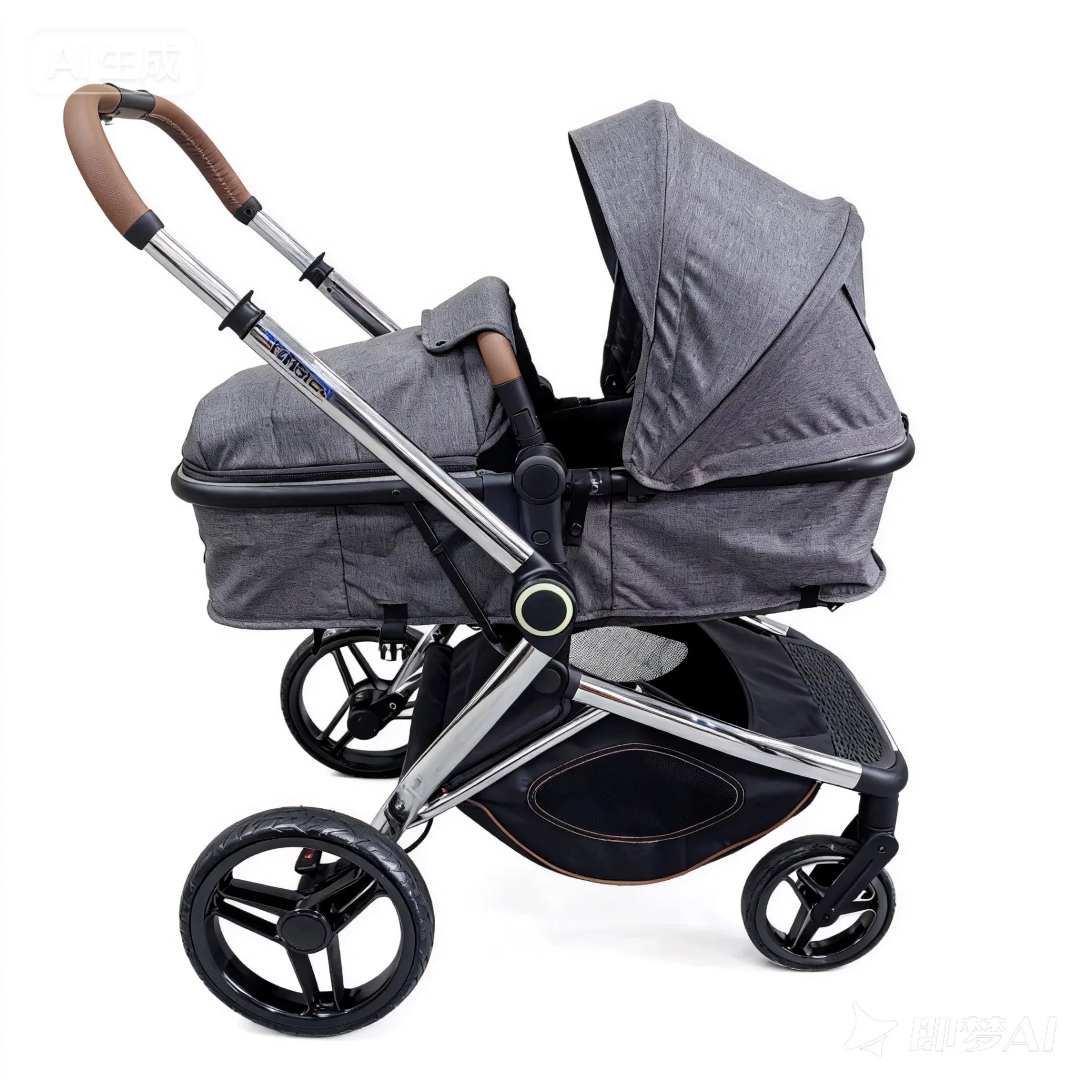 Factory Manufacturer En1888 Good Quality 3 in 1 Auto Folding Lightweight Travel Baby Stroller