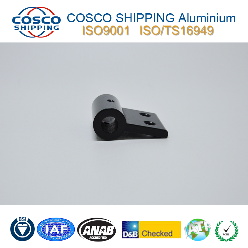 Aluminium Profile for Auto Accessory Auto Parts with Black Anodizing