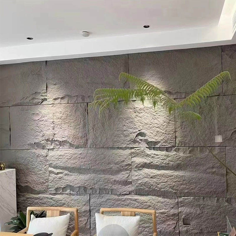 PU Stone Panels Lightweight Cladding PU Faux Stone Wall Panel Outdoor Waterproof 3D Decoration Polyurethane Stone Panel