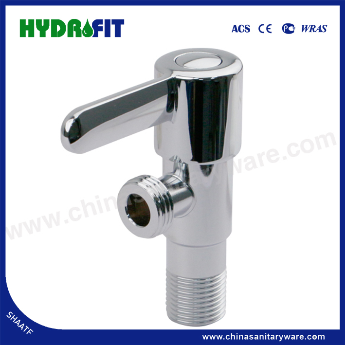 Factory Manufacture Hot Sale Stainless Steel 201 Chrome Plated Angle Valve (FT8912)